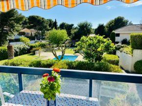 Chez mamie Paulette, Clim et Piscine, à 3 minutes à pied de la Plage